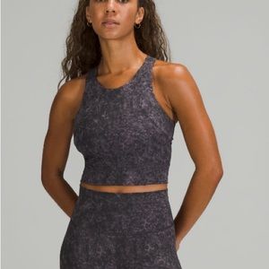 Lululemon cropped razor back tank top